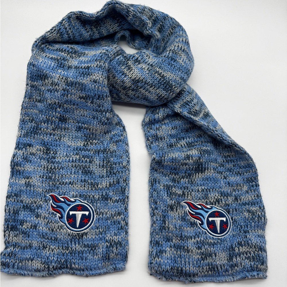 Tennessee Titans Blue and Gray Cozy Knit Scarf, OS - Picture 2 of 7